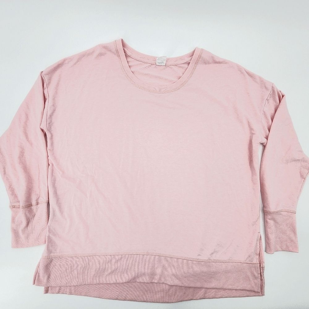 Avia Performance T-Shirt Womens Size XXL Pink Long Sleeves Athleisure Activewear - Picture 2 of 8